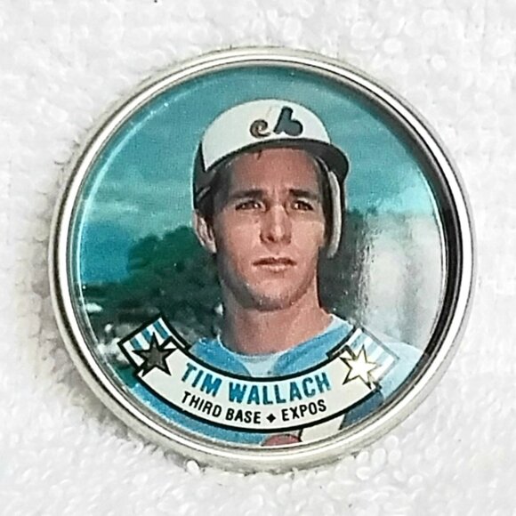 3/$20 Vintage & Mint 1988 Topps MLB Tim Wallach 1/2" Metal Coin 59/60!! - Picture 1 of 2